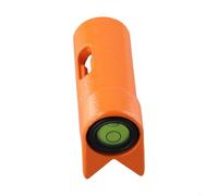 a, 90 Degree Right Angle Level Bubble Standard Rod Level for Centering Pole with 7/8-Inch Diameter Vial, Adjustable Die-Cast Aluminum Precision Leveler for Round and Rectangular Rods