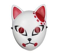 A/A Anonymous Halloween for Vendetta Mask Set, Rave Face Costume Cosplay, Demon Slayer, Party Japanese Anime Figure (Colour B:Tanjiro)