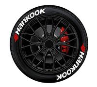 A/A Car Tire Stickers - 3D Wheel Decals Kit for Personalized Styling - Universal Tyre Lettering Labels (C)