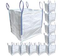 A&A SUPPLIES UK 10 X Large Bulk Bag - 90X90X90Cm - Heavy Duty Skip Bag - Ton Bag - Tonne Bag - Fibc Builders Bag - Dumpy Bag (10)