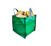A&A SUPPLIES UK - Garden Waste Bags - 90 Litre - Sacks - With Bottom Handles - 45x45x45cm - Heavy Duty Garden Recyclable for Grass Leaves Storage (1)