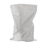 A&A Supplies UK Large White Rubble Sacks - Heavy-Duty Woven Builder Bags - 70x140cm (27.5"x55") - Strong, Durable, Reusable for Construction, Garden Waste, and DIY Projects (5)
