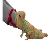 A/A Unisex Knitted Crocodile Socks - Funny 3D Animal-Shaped, Warm Winter, Cute Shark Design