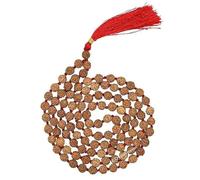 A AARITTO Rudraksha Mala 108 Beads Panchmukhi Japa Mala - AAA Grade 5 Mukhi for Meditation, Yoga & Protection