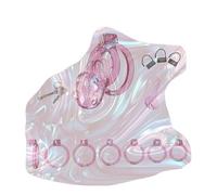 a ABS Pink cage + 6 Different Models of Rings Suitable for Men Same Sex