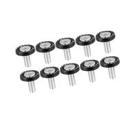 A ABSOPRO 10pcs Fender Washer Bumper Washer M6 Bolts Engine Bay Dress Black Item Replacement