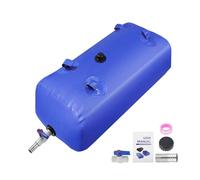 A ABSOPRO 110 L/29 gal Water Bladder Storage Container Large Capacity Foldable Portable Water Tank Urgency Water Bladder Soft Water Bag RV Camping Garden Watering Field Irrigation 1000D