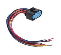 A ABSOPRO 14-Pin Headlight Connector Pigtail Plug for Ford Focus 2012-2018 No.1719105-2/BU2Z14S411LA Headlamp Wire Harness
