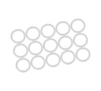 A ABSOPRO 15pcs M18 Silver Tone Oil Drain Plug Gaskets for Volvo S60 977751 Item Replacement