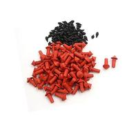 A ABSOPRO 170Pcs Car Mushroom Shaped Tire Repair Insert Plugs Red Black Item Replacement