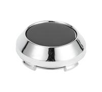A ABSOPRO 1pc Universal Wheel Center Hub Cap 64mm 2.52" SUV Van Silver Tone | Black Silver Tone, Plastic, for Truck, Rim center cover, Hubcap