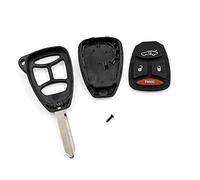 A ABSOPRO 2 Button Key Fob Cover for Jeep Liberty 2008-2013 OHT692427AA