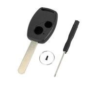 A ABSOPRO 2 Buttons Key Shell Case Keyless Entry Remote Key Fob Replacement Case for Honda Civic 2006-2013 1 Set