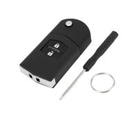 A ABSOPRO 2 Buttons Key Shell Case Keyless Entry Remote Key Fob Replacement Case for Mazda CX-7 2006-2012 for Mazda CX-9 2006-2012