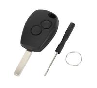A ABSOPRO 2 Buttons Key Shell Case Keyless Entry Remote Key Fob Replacement Case for Renault for Dacia