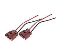 A ABSOPRO 2 Pcs 9012 9006 Female Adapters Wiring Harness for Halogen Bulbs