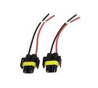 A ABSOPRO 2 Pcs H11 Car Headlight H11 Socket Harness Plastic Connector | for Headlight Cable Harness Connector Adapter, Turn Signal Lights Socket Holder, Daytime Running Light Wiring Harness