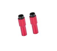 A ABSOPRO 2 Pcs Red Metal Bicycle Cable Adjuster Brake Gear Shift Connector Item Replacement