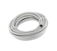 A ABSOPRO 20ft 4AN Braided Stainless Steel CPE Oil Fuel Gas Line Hose Item Replacement