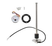 A ABSOPRO 290mm Fuel Sending Unit and Gauge Kit 11.4" Boat Fuel Tank Sending Unit Fuel Water Level Sensor and Fuel Gauge for Boat Car Truck RV