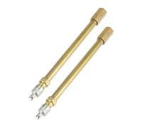 A ABSOPRO 2pcs 120mm/4.72" Car Tire Valve Stem Air Inflation Extension Adaptor Item Replacement