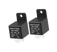 A ABSOPRO 2Pcs Car Relay 5 Pin 12V 40Amp SPST Model JD2912-1Z-12VDC 40A 14VDC Item Replacement