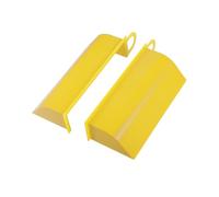 A ABSOPRO 2pcs Hood Dynamic Cold Air Tuning Intake System Scoop for BMW Yellow Item Replacement