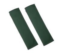 A ABSOPRO 2pcs Universal Car Seat Belt Cover Shoulder Pad Faux Leather Green Item Replacement