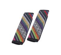 A ABSOPRO 2pcs Universal Car Seat Belt Shoulder Pad Covers Linen Multicolor Item Replacement