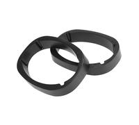 A ABSOPRO 2Pcs Universal Speaker Spacer Mounting Ring Adapter for 6"x9" Speaker Plastic 46mm Thickness Black Hollow Item Replacement