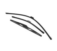 A ABSOPRO 3 Pcs Front Rear Windscreen Wiper Blades for Peugeot 207 Hatchback Item Replacement