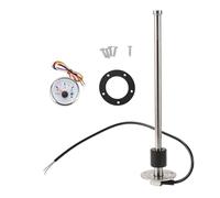 A ABSOPRO 300mm Fuel Sending Unit and Gauge Kit 11.8" Boat Fuel Tank Sending Unit Fuel Water Level Sensor and Fuel Gauge for Boat Car Truck RV