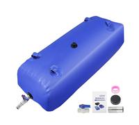 A ABSOPRO 330 L/87.17 gal Water Storage Bladder Container Large Capacity Foldable Portable Water Tank Urgency Water Bladder Soft Water Bag RV Camping Garden Watering Field Irrigation 1000D