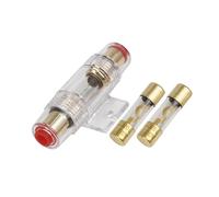 A ABSOPRO 4 6 8 Gauge AWG Inline Fuse Holder with 70A AGU Fuses for Car Auto Item Replacement
