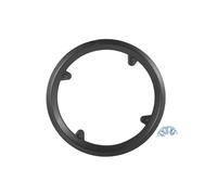 A ABSOPRO 42 Teeth 9.7-10.7cm Bicycle Crankset Chain Wheel Cover Black | Plastic, Black, Hollow, Bike Crankset Chain Wheel Cover