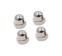 A ABSOPRO 4pcs 10mm Thread Dia Motorcycle Rear Shock Absorber Screw Nut Item Replacement