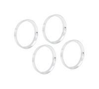 A ABSOPRO 4pcs 73.1 to 66.1 mm Aluminium Alloy Car Hub Centric Rings Item Replacement