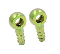 A ABSOPRO 5/16" 8mm ID Barb 10mm Banjo Fitting Fuel Line Connector (Set of 2)