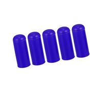 A ABSOPRO 5 Pcs 4mm 0.16" Silicone Hose Cap Intake Vacuum Hose Tube End Plug for Car Blue Item Replacement