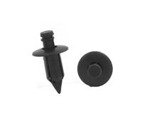 A ABSOPRO 50 Pcs Black Plastic Door Trim Push Pins Fastener Rivet for 7mm Hole Item Replacement