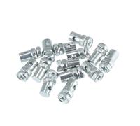 A ABSOPRO 5mm Thread Dia Motorcycle Brake Line Wire Screw Fastener (Set of 14)