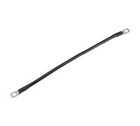 A ABSOPRO 6 AWG Battery Cable Stronger 30cm 1FT 6 AWG Gauge Car Battery Inverter Cable with 5/16 Inch Lugs Pure Copper Black