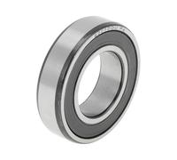 A ABSOPRO 6005DDU Deep Groove Ball Bearings 25x47x12mm P4 Double Rubber Seal Lubricated Bearings 1 Pc Car Scooter Skateboard Wheel Universal Black Silver Tone
