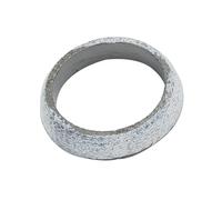 A ABSOPRO 60mm ID Graphite Exhaust Tail Pipe Donut Gasket Muffler Seal Ring | Outer Diameter 77.5mm, Silver Tone, Metal