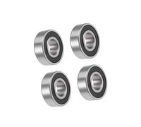 A ABSOPRO 6202-2RS Deep Groove Ball Bearings Z2 15mm X 35mm X 11mm Double Shielded Carbon Steel 4pcs Item Replacement