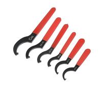 A ABSOPRO 6pcs Coil Over Wrench Shock Spanner Adjustable C Shape Wrenches Tool Item Replacement
