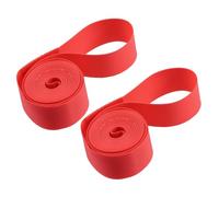A ABSOPRO 700C Bike Wheel Rim Strip Rim Tape Tube Band PVC Red (Set of 2)