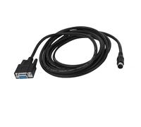 A ABSOPRO 8P Mini Din Male to Female DB9 RS232 PLC Programming Cable