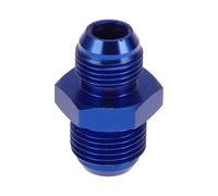 A ABSOPRO AN10-AN8 Male Flare Reducer Hose Fitting Adapter Blue