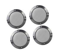 A ABSOPRO Audio Speaker Cover Mesh Grill Horn Guard 4 Inch Metal (Set of 4)